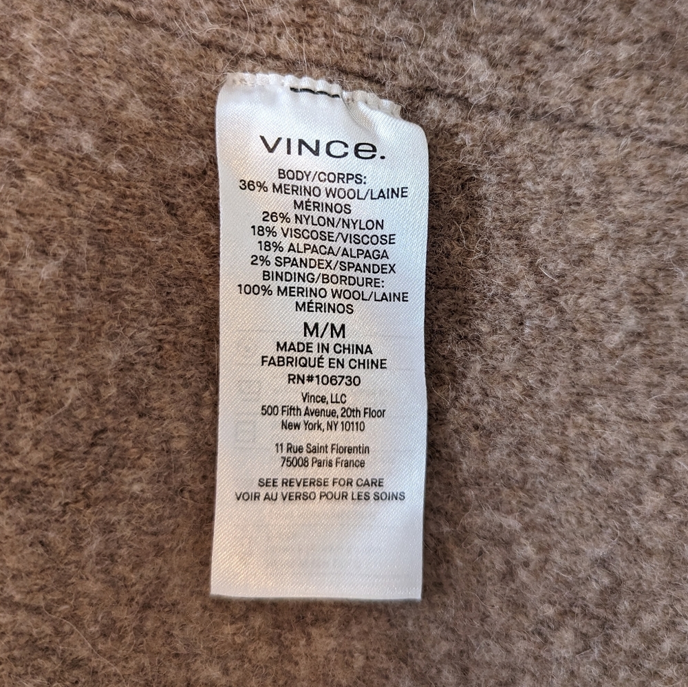 Vince Alpaca Wool cardigan coat - Picture 7 of 11
